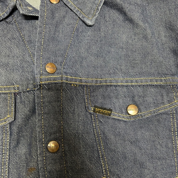 Vintage Genuine Roebucks Sears Denim Jacket - Picture 3 of 4